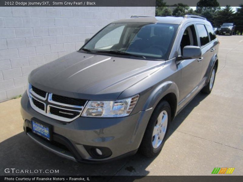 Storm Grey Pearl / Black 2012 Dodge Journey SXT