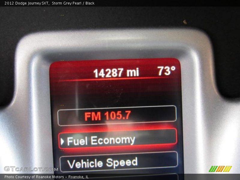 Storm Grey Pearl / Black 2012 Dodge Journey SXT