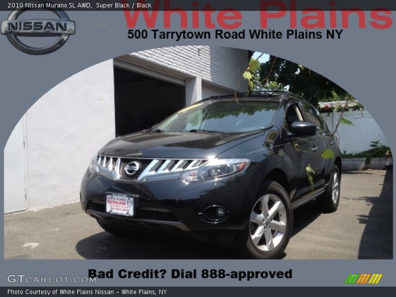 Super Black / Black 2010 Nissan Murano SL AWD