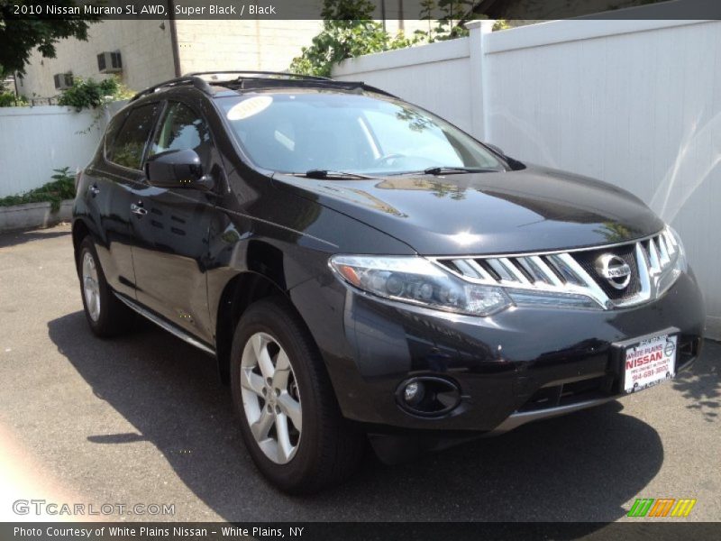 Super Black / Black 2010 Nissan Murano SL AWD