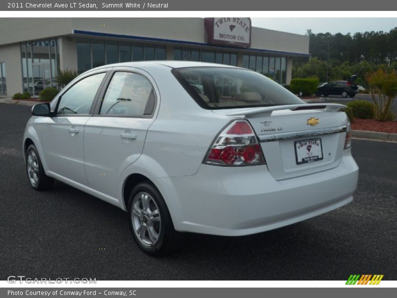 Summit White / Neutral 2011 Chevrolet Aveo LT Sedan