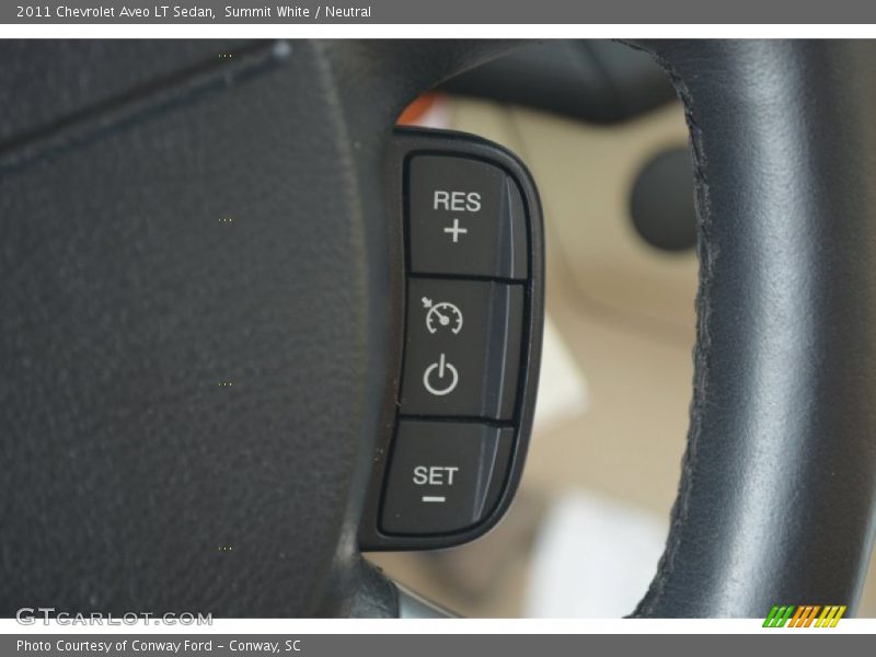 Summit White / Neutral 2011 Chevrolet Aveo LT Sedan