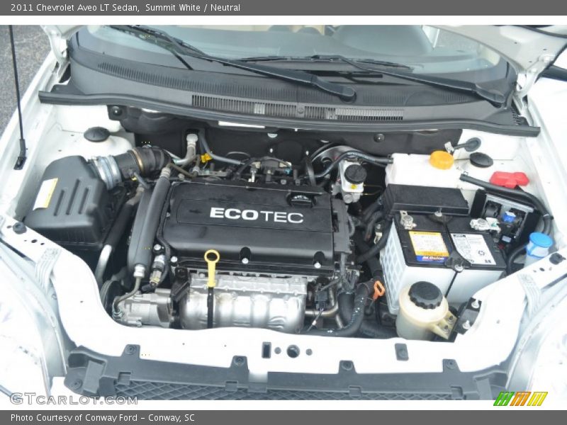 Summit White / Neutral 2011 Chevrolet Aveo LT Sedan