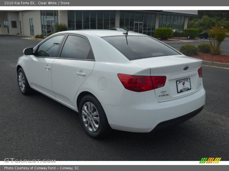 Clear White / Stone 2010 Kia Forte EX