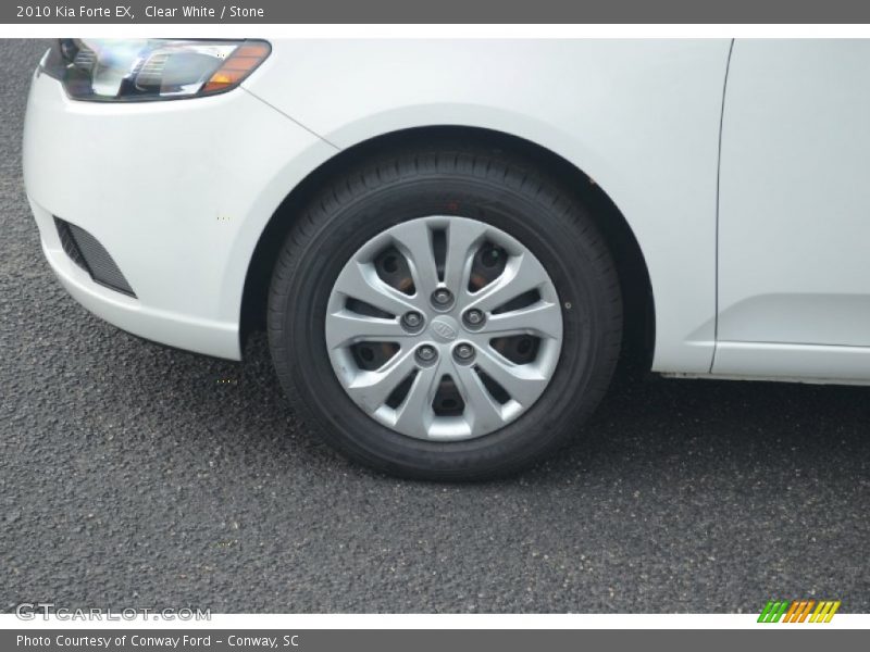 Clear White / Stone 2010 Kia Forte EX