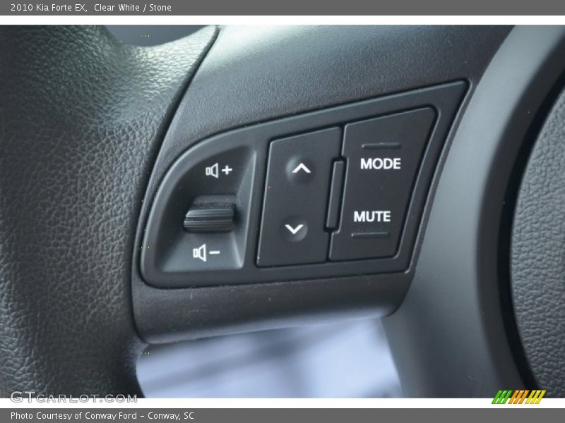 Clear White / Stone 2010 Kia Forte EX