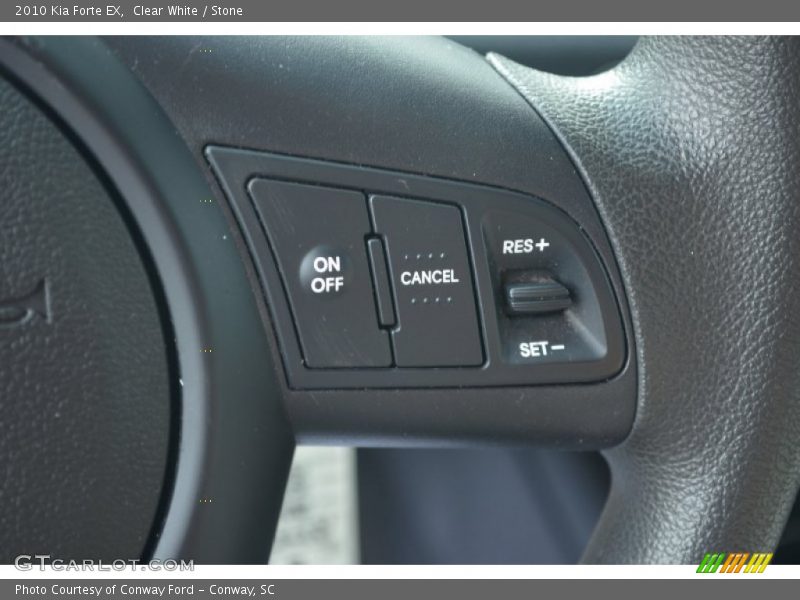 Clear White / Stone 2010 Kia Forte EX