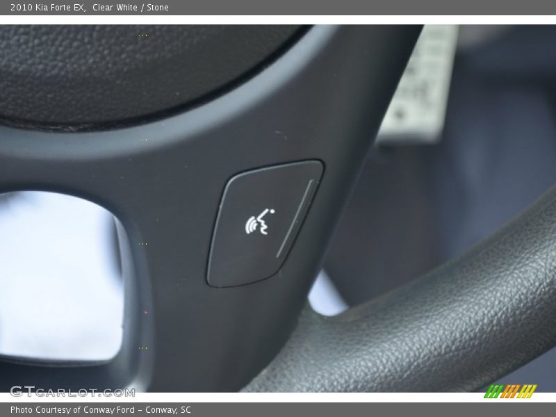 Clear White / Stone 2010 Kia Forte EX