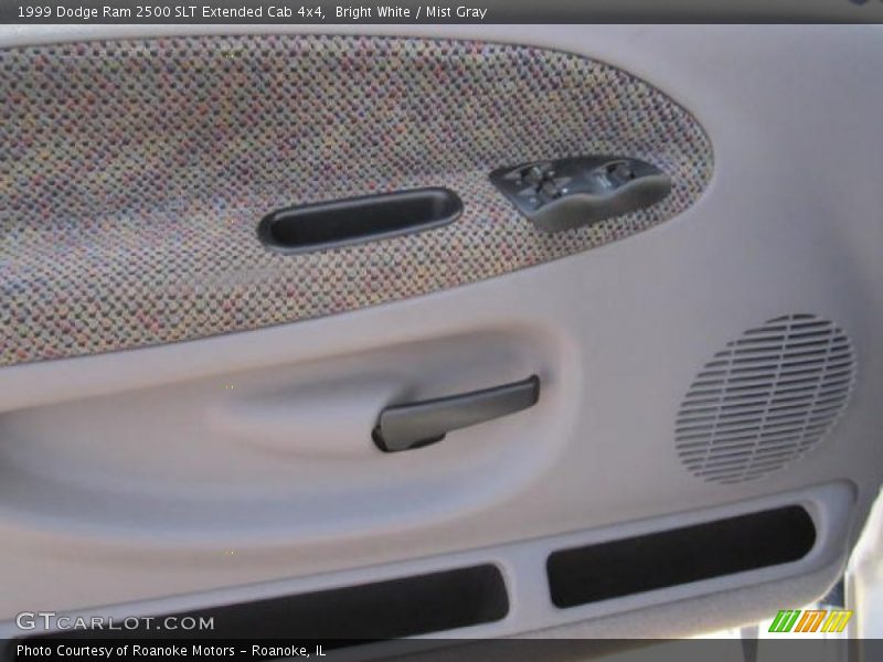 Bright White / Mist Gray 1999 Dodge Ram 2500 SLT Extended Cab 4x4