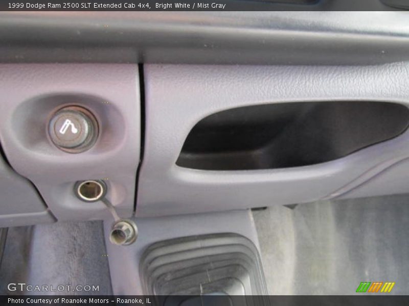 Bright White / Mist Gray 1999 Dodge Ram 2500 SLT Extended Cab 4x4