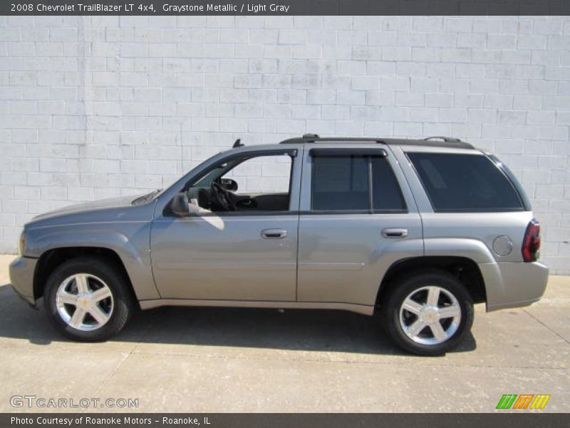 Graystone Metallic / Light Gray 2008 Chevrolet TrailBlazer LT 4x4
