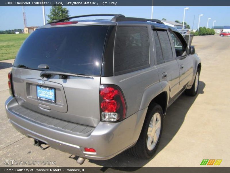 Graystone Metallic / Light Gray 2008 Chevrolet TrailBlazer LT 4x4