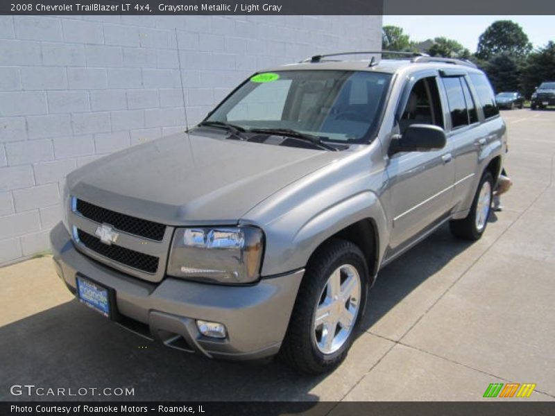 Graystone Metallic / Light Gray 2008 Chevrolet TrailBlazer LT 4x4