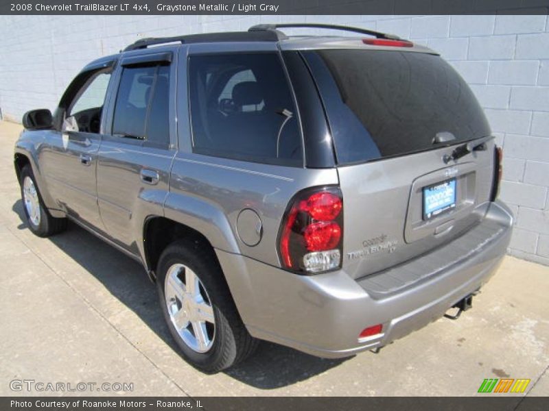 Graystone Metallic / Light Gray 2008 Chevrolet TrailBlazer LT 4x4
