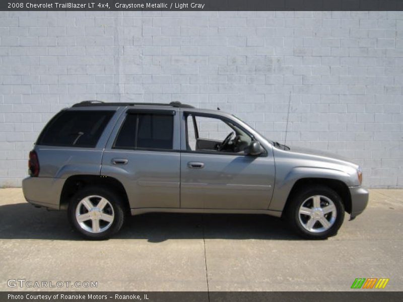Graystone Metallic / Light Gray 2008 Chevrolet TrailBlazer LT 4x4