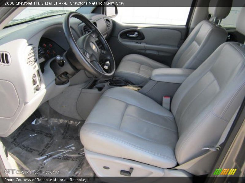 Graystone Metallic / Light Gray 2008 Chevrolet TrailBlazer LT 4x4