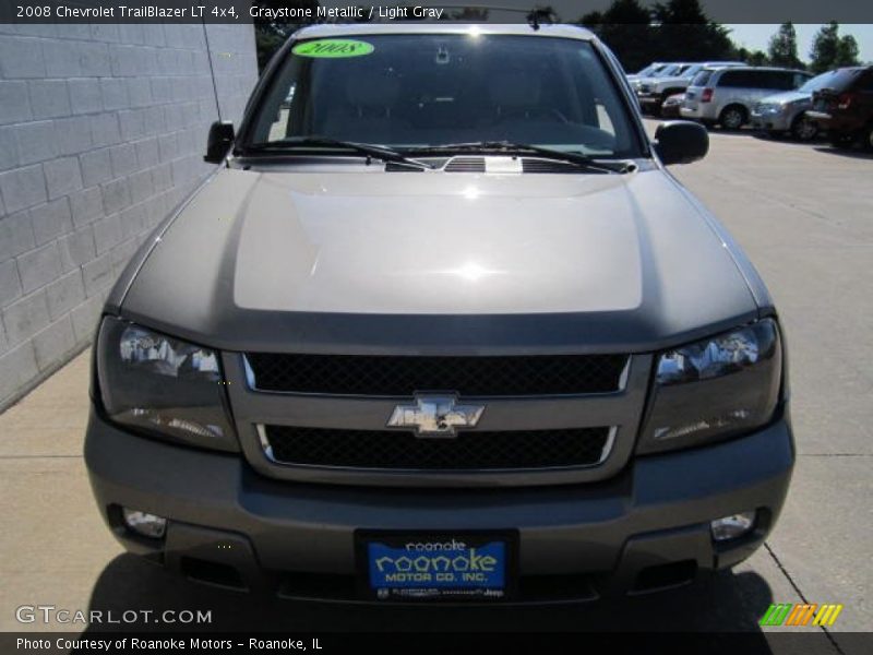 Graystone Metallic / Light Gray 2008 Chevrolet TrailBlazer LT 4x4