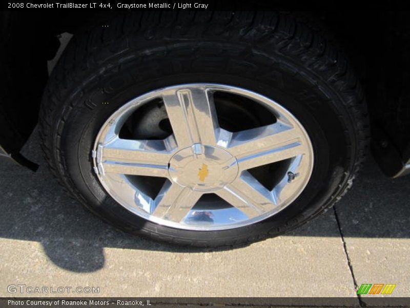 Graystone Metallic / Light Gray 2008 Chevrolet TrailBlazer LT 4x4