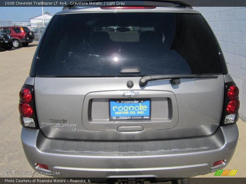 Graystone Metallic / Light Gray 2008 Chevrolet TrailBlazer LT 4x4