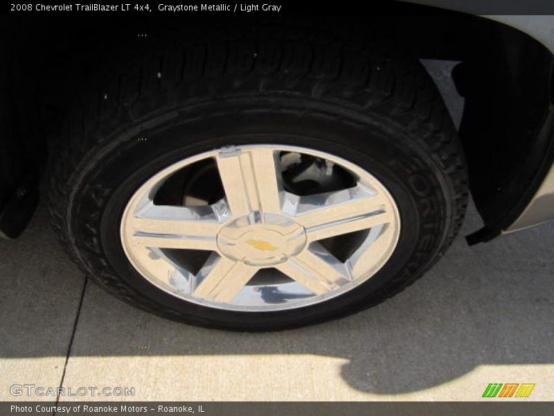 Graystone Metallic / Light Gray 2008 Chevrolet TrailBlazer LT 4x4