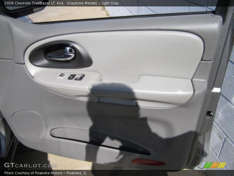 Graystone Metallic / Light Gray 2008 Chevrolet TrailBlazer LT 4x4