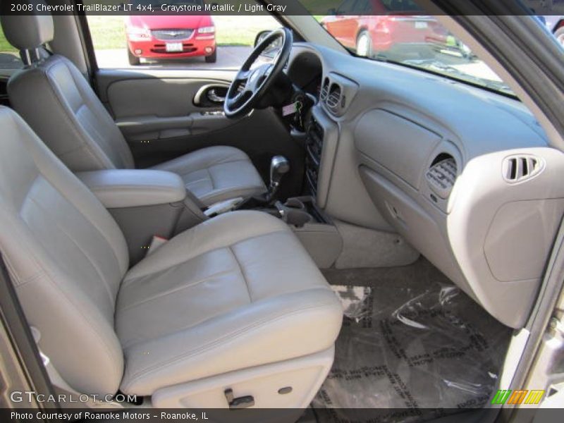 Graystone Metallic / Light Gray 2008 Chevrolet TrailBlazer LT 4x4