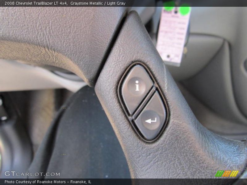 Graystone Metallic / Light Gray 2008 Chevrolet TrailBlazer LT 4x4