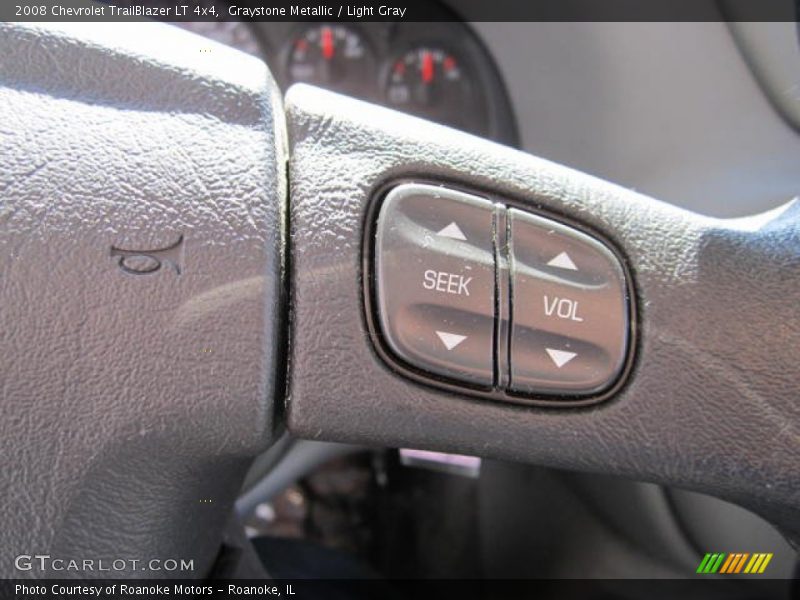 Graystone Metallic / Light Gray 2008 Chevrolet TrailBlazer LT 4x4