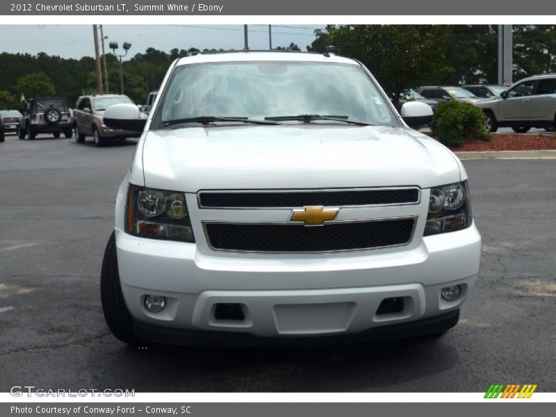 Summit White / Ebony 2012 Chevrolet Suburban LT