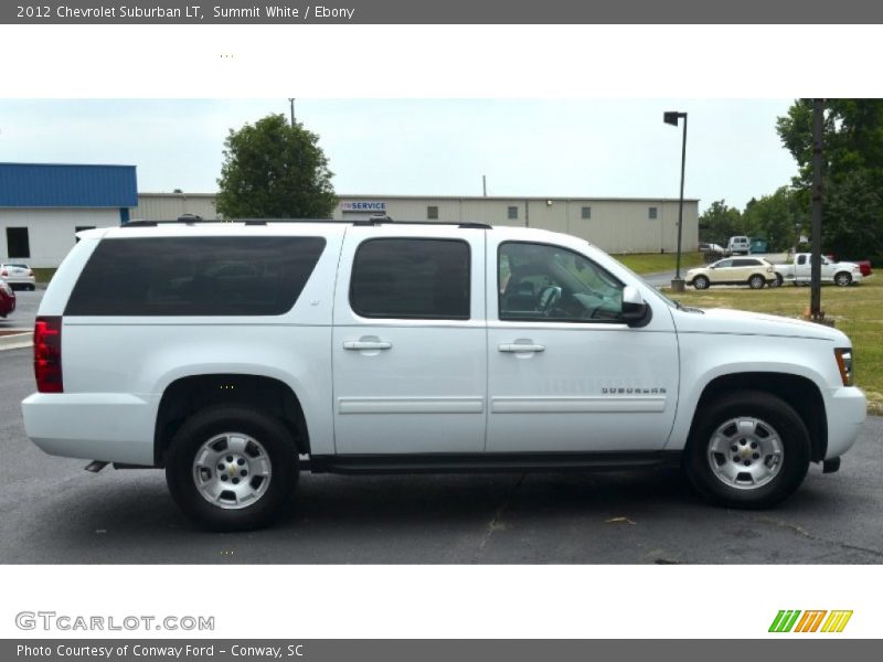 Summit White / Ebony 2012 Chevrolet Suburban LT