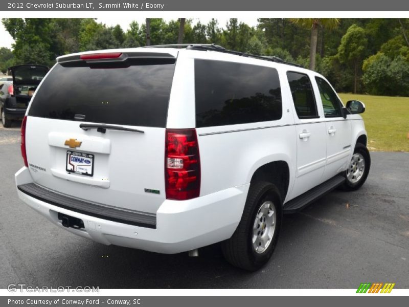 Summit White / Ebony 2012 Chevrolet Suburban LT