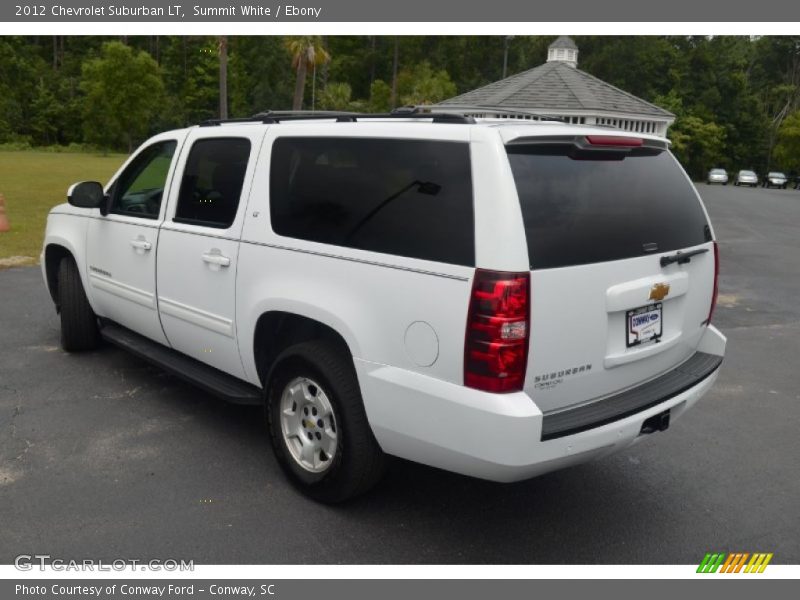 Summit White / Ebony 2012 Chevrolet Suburban LT