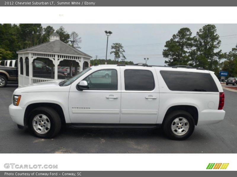 Summit White / Ebony 2012 Chevrolet Suburban LT