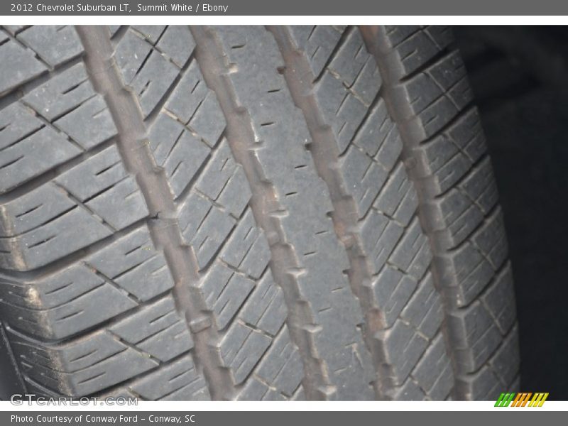 Summit White / Ebony 2012 Chevrolet Suburban LT