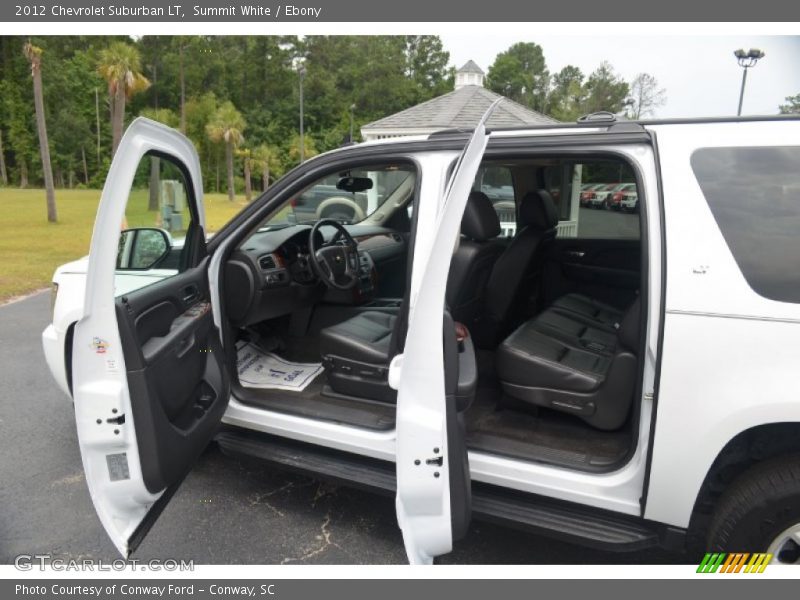 Summit White / Ebony 2012 Chevrolet Suburban LT