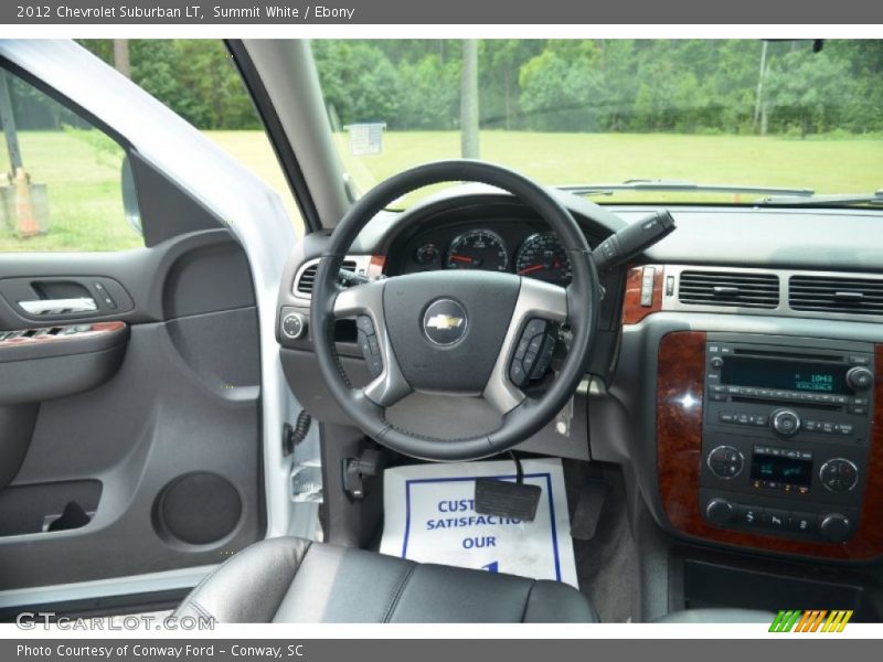 Summit White / Ebony 2012 Chevrolet Suburban LT