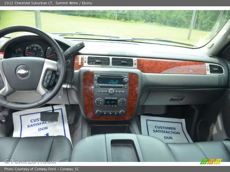 Summit White / Ebony 2012 Chevrolet Suburban LT