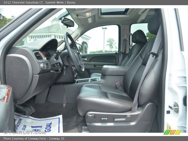 Summit White / Ebony 2012 Chevrolet Suburban LT