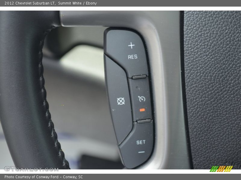 Summit White / Ebony 2012 Chevrolet Suburban LT