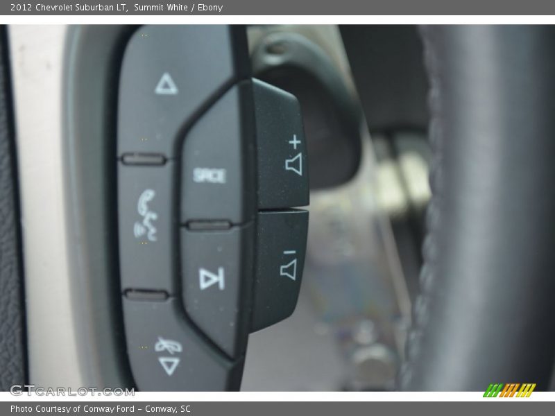 Summit White / Ebony 2012 Chevrolet Suburban LT
