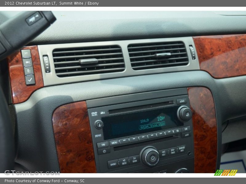 Summit White / Ebony 2012 Chevrolet Suburban LT