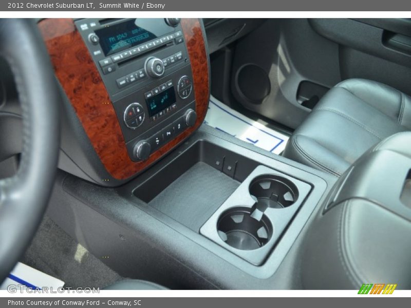 Summit White / Ebony 2012 Chevrolet Suburban LT