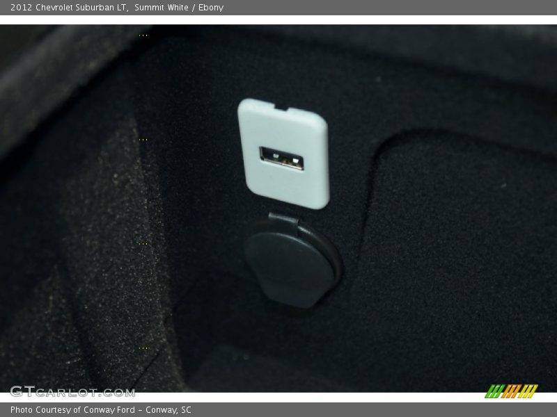 Summit White / Ebony 2012 Chevrolet Suburban LT