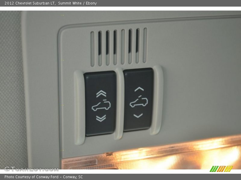 Summit White / Ebony 2012 Chevrolet Suburban LT