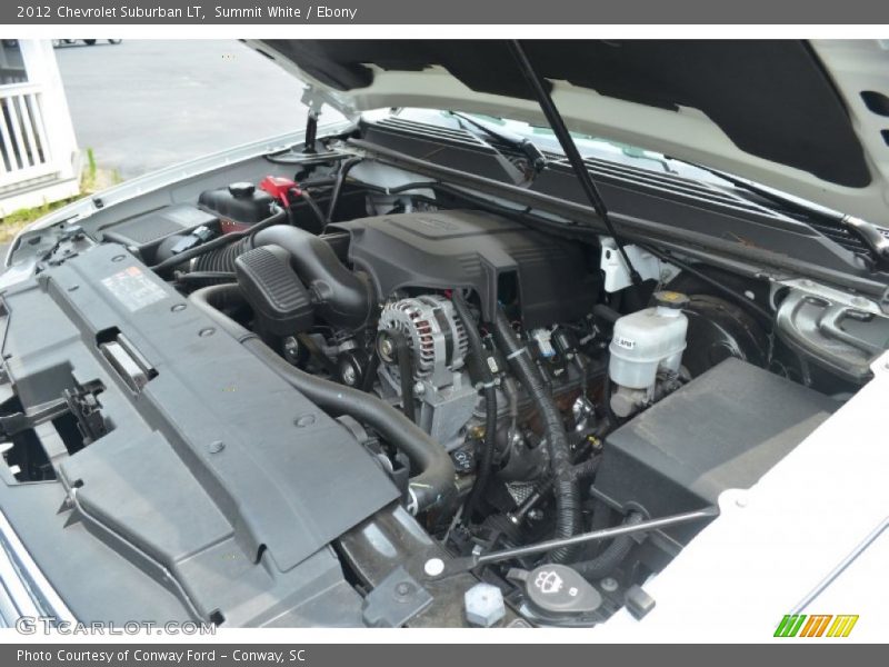 Summit White / Ebony 2012 Chevrolet Suburban LT