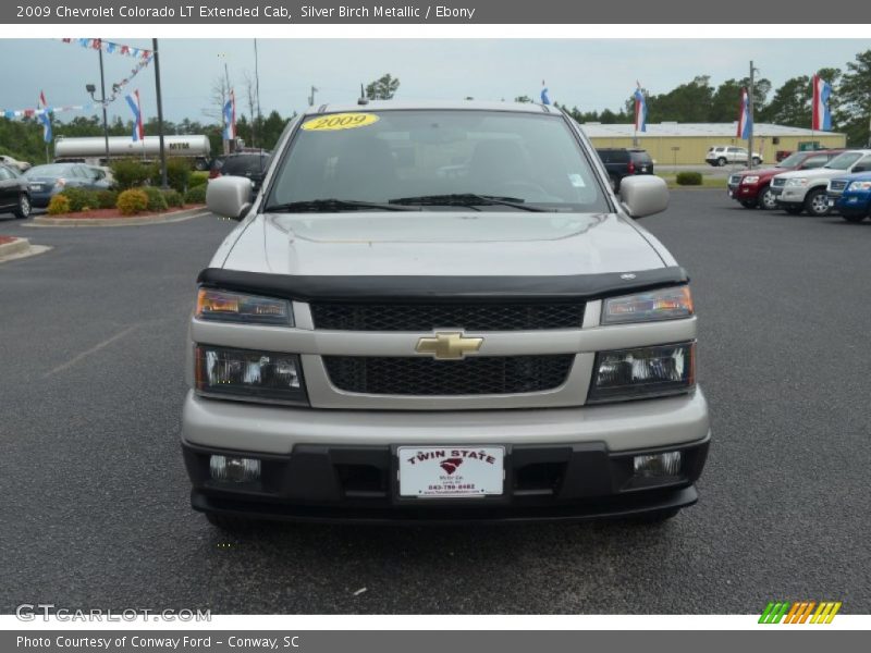 Silver Birch Metallic / Ebony 2009 Chevrolet Colorado LT Extended Cab