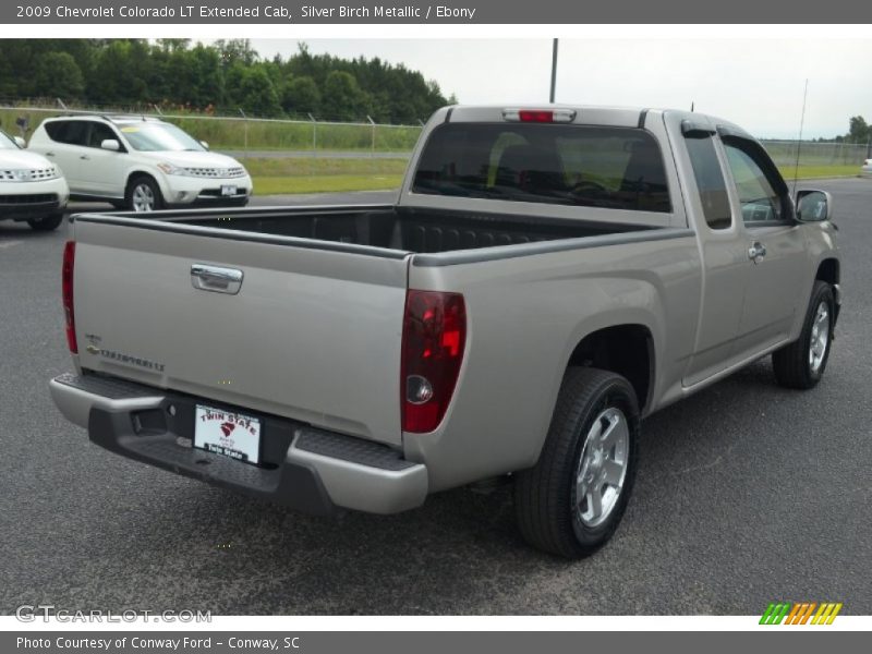 Silver Birch Metallic / Ebony 2009 Chevrolet Colorado LT Extended Cab