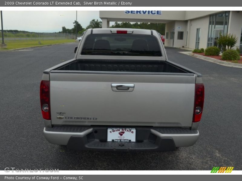 Silver Birch Metallic / Ebony 2009 Chevrolet Colorado LT Extended Cab