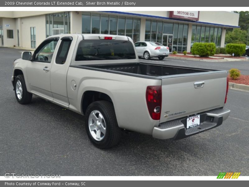 Silver Birch Metallic / Ebony 2009 Chevrolet Colorado LT Extended Cab