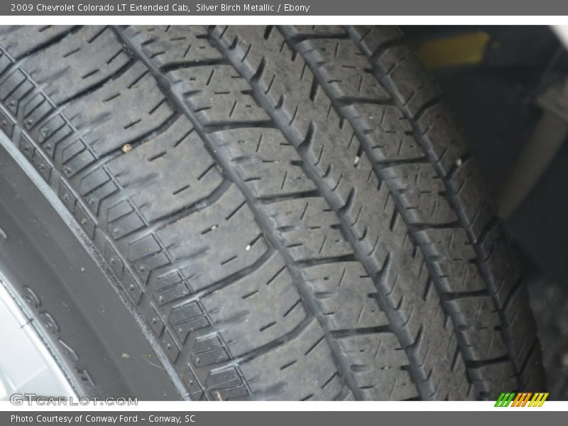 Silver Birch Metallic / Ebony 2009 Chevrolet Colorado LT Extended Cab